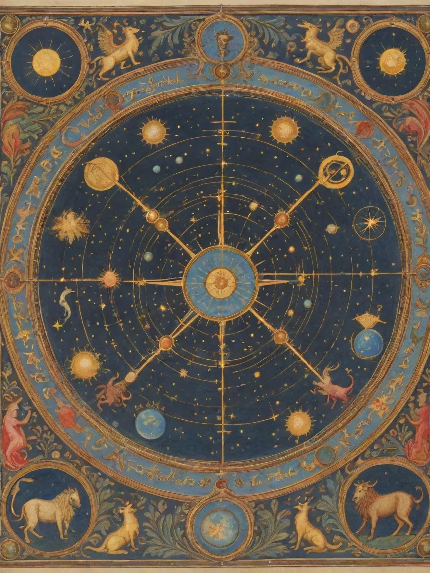 aicelestial medieval art wizards