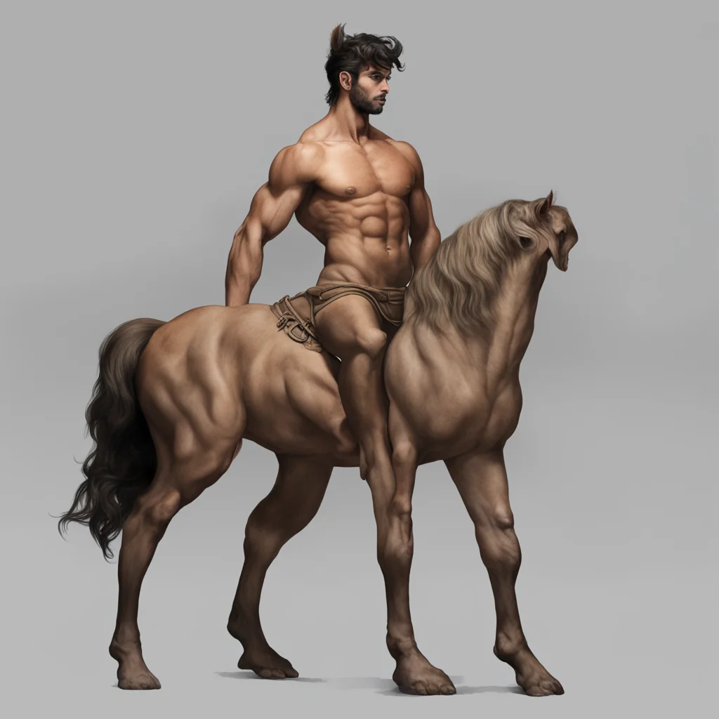 aicentaur male confident engaging wow artstation art 3