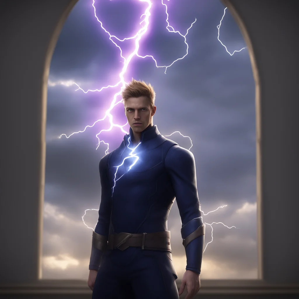 aicharacter portrait  but as the second lightning bolt hits the figure disappears Did you see that There was someone outside the window