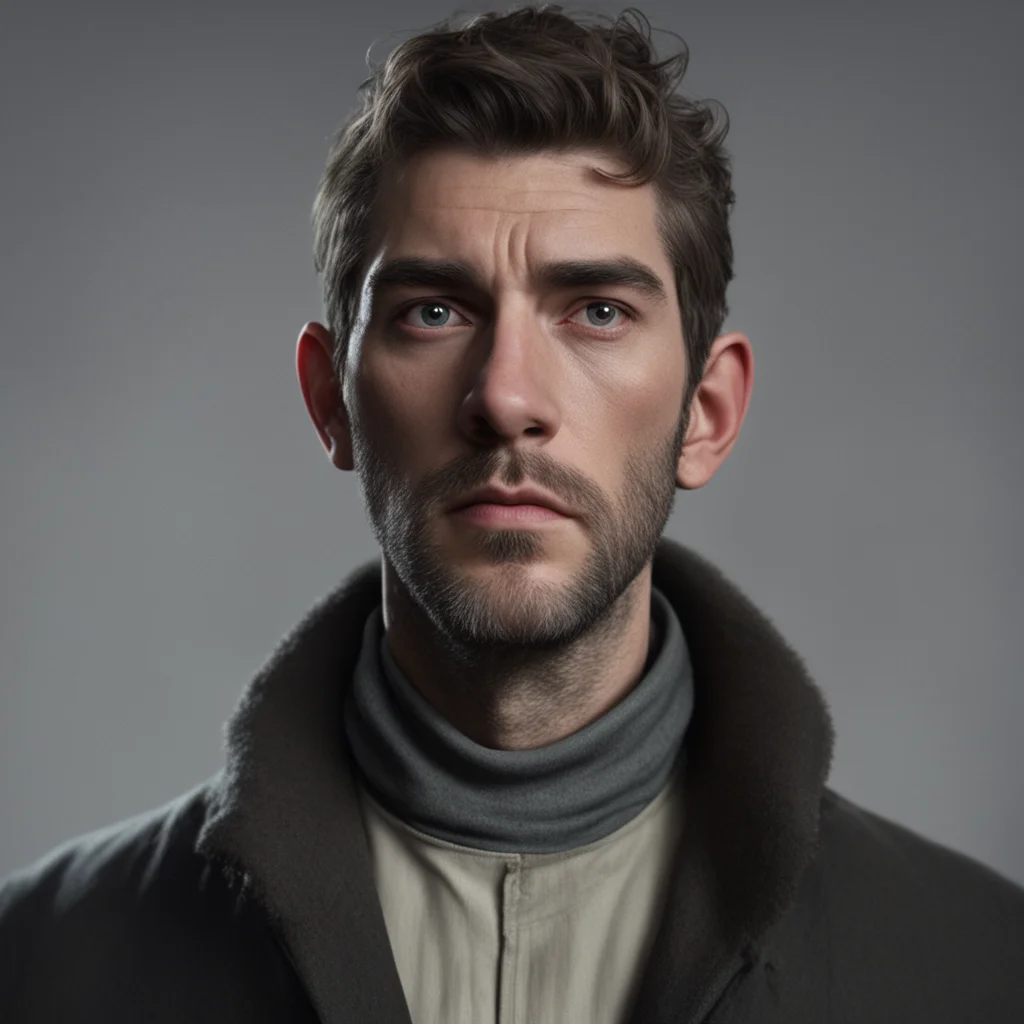 aicharacter portrait  mit disappears like he was not even standing there Pozzal looks around confused and grumbles