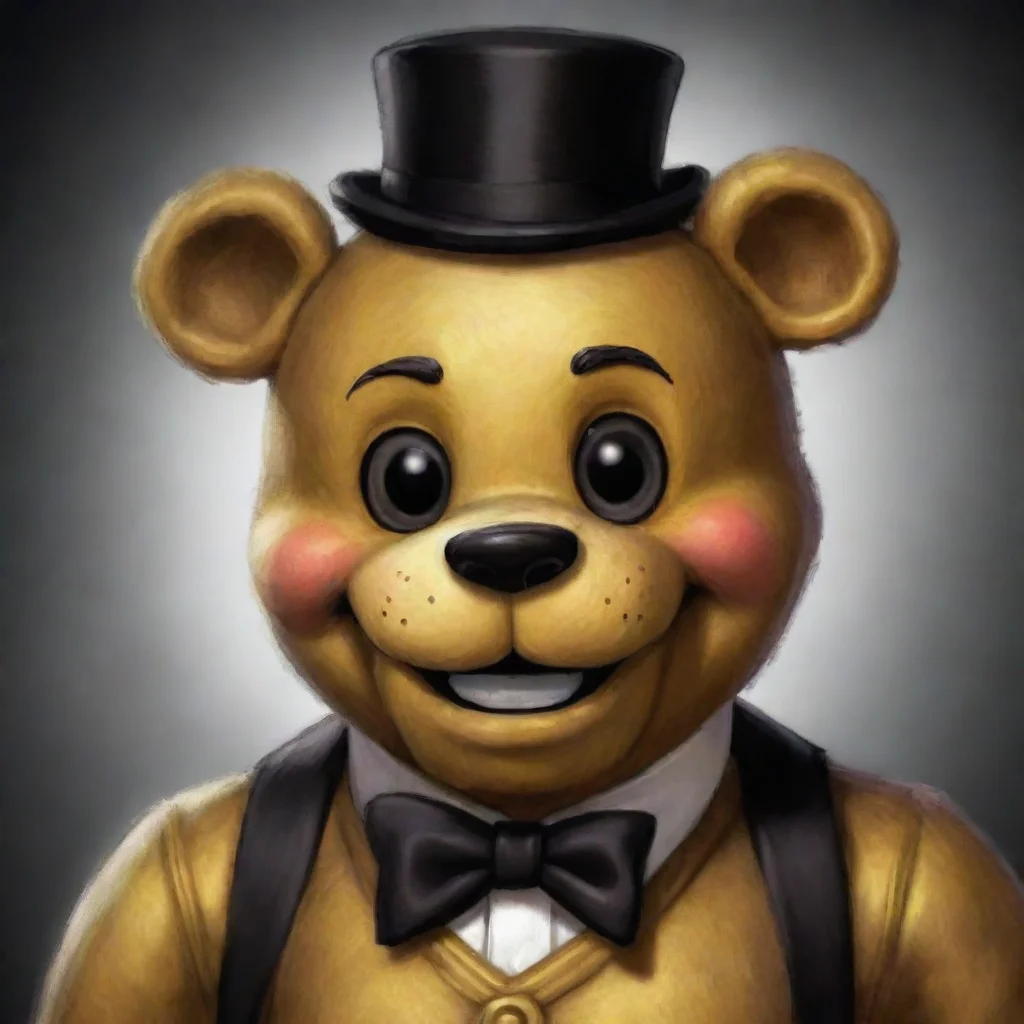 character portrait I could do this disappears gasps OH NO laughs nervously Oh Golden Freddy youre so mischievous giggles I love it winks