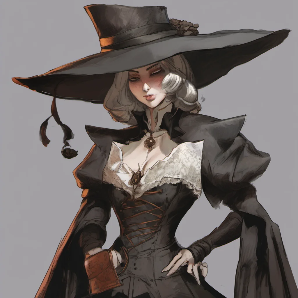 character portrait a Lady Dimitrescu appears Lady Dimitrescu What are you doing here