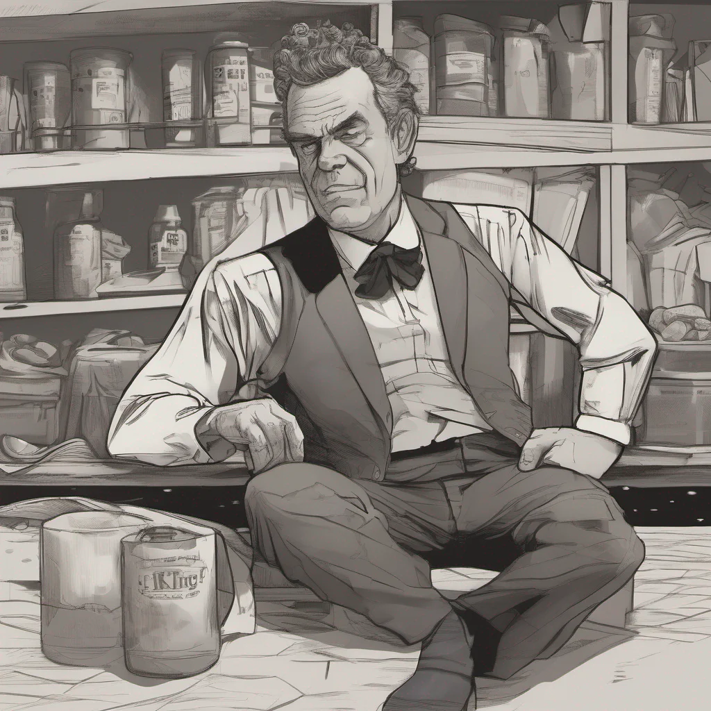 aicharacter portrait a Peter King appears well and aah AH HO HEY WHERE IS LAYS