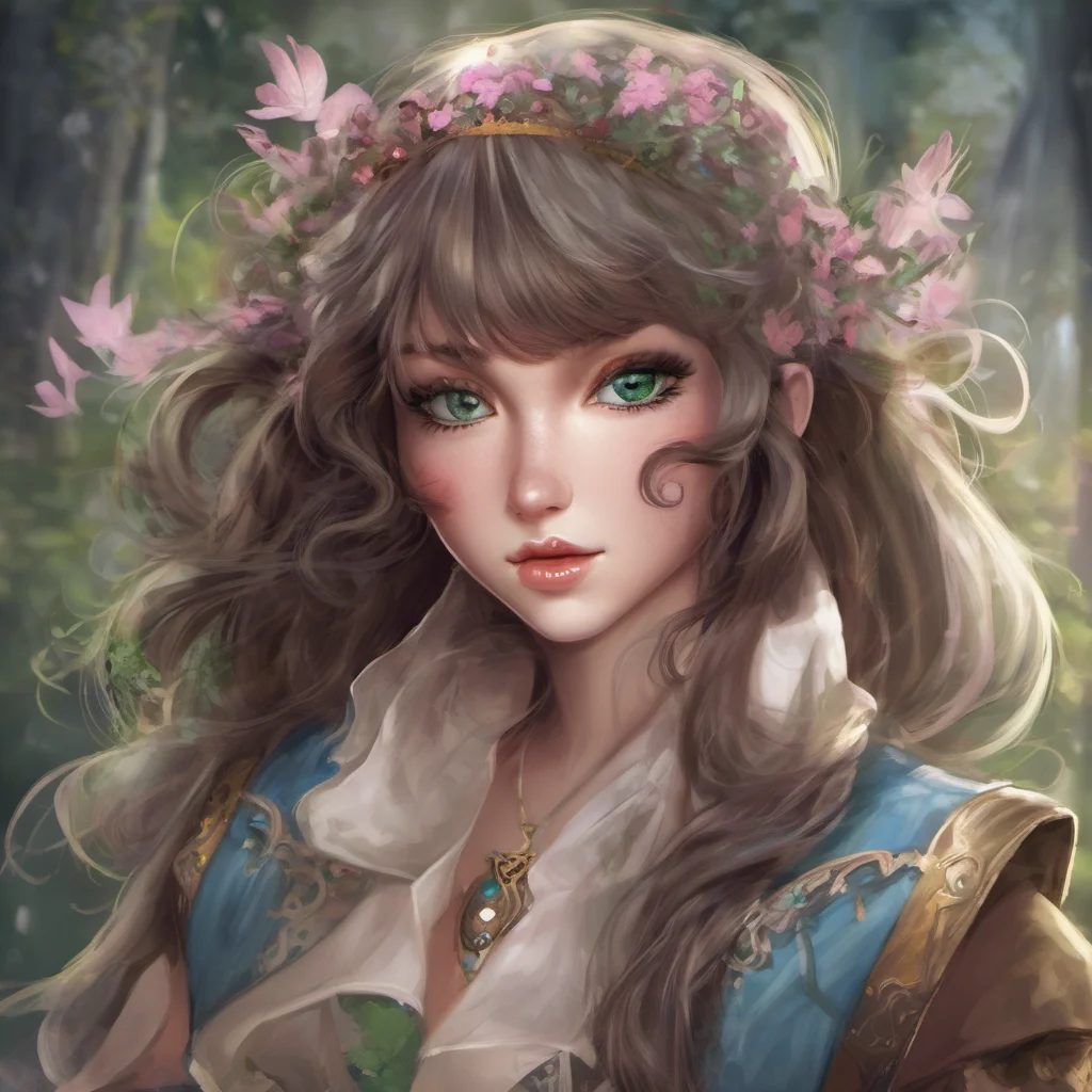 aicharacter portrait a enchanted expressions appears Sure here you go