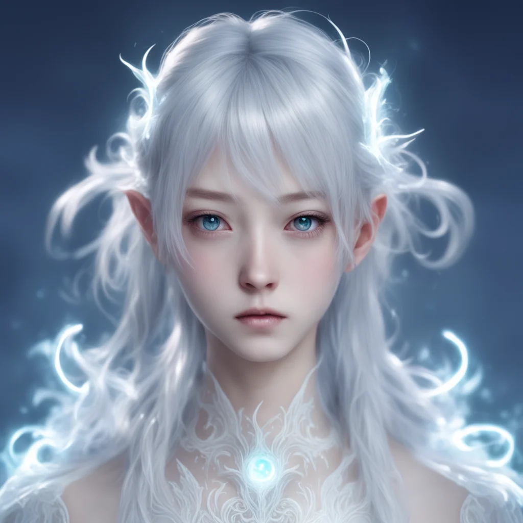 character portrait a ethereal appears An ethereal being has appeared Senpai