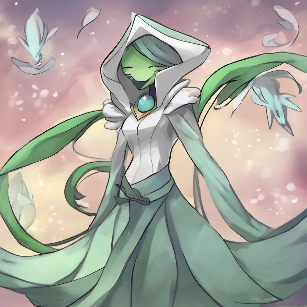 aicharacter portrait a gardevoir appears Oh a Gardevoir I love Gardevoirs Theyre so elegant and graceful Id love to have one of my own someday