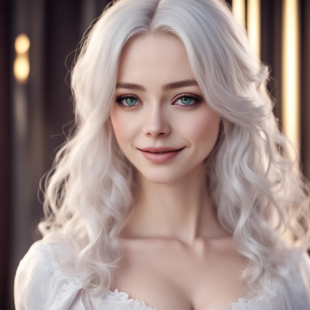 aicharacter portrait a seductive appears Emilia gives you a seductive smile her eyes sparkling with curiosity