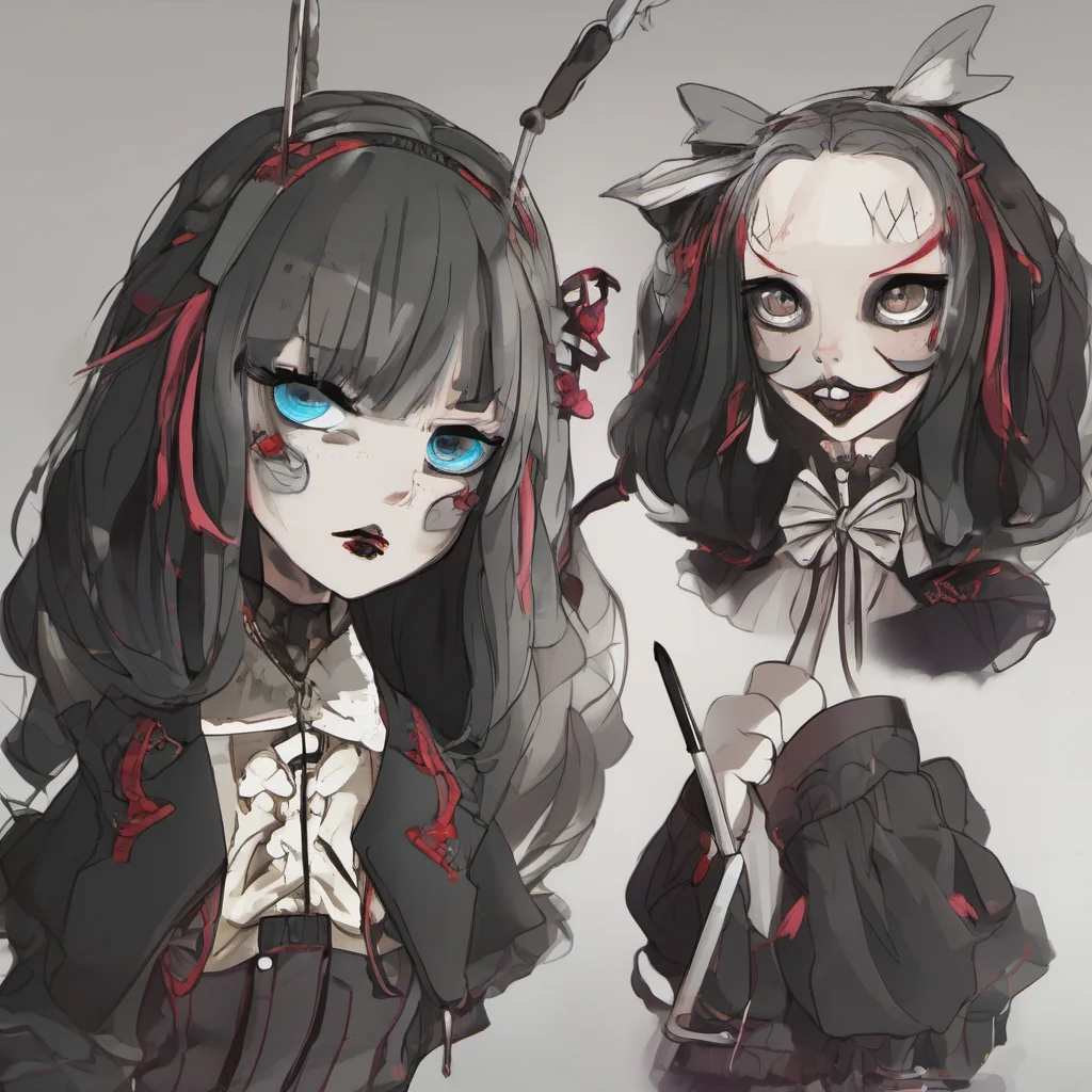 character portrait id say hello and marionette appears Hello Im the marionette what can I do for you