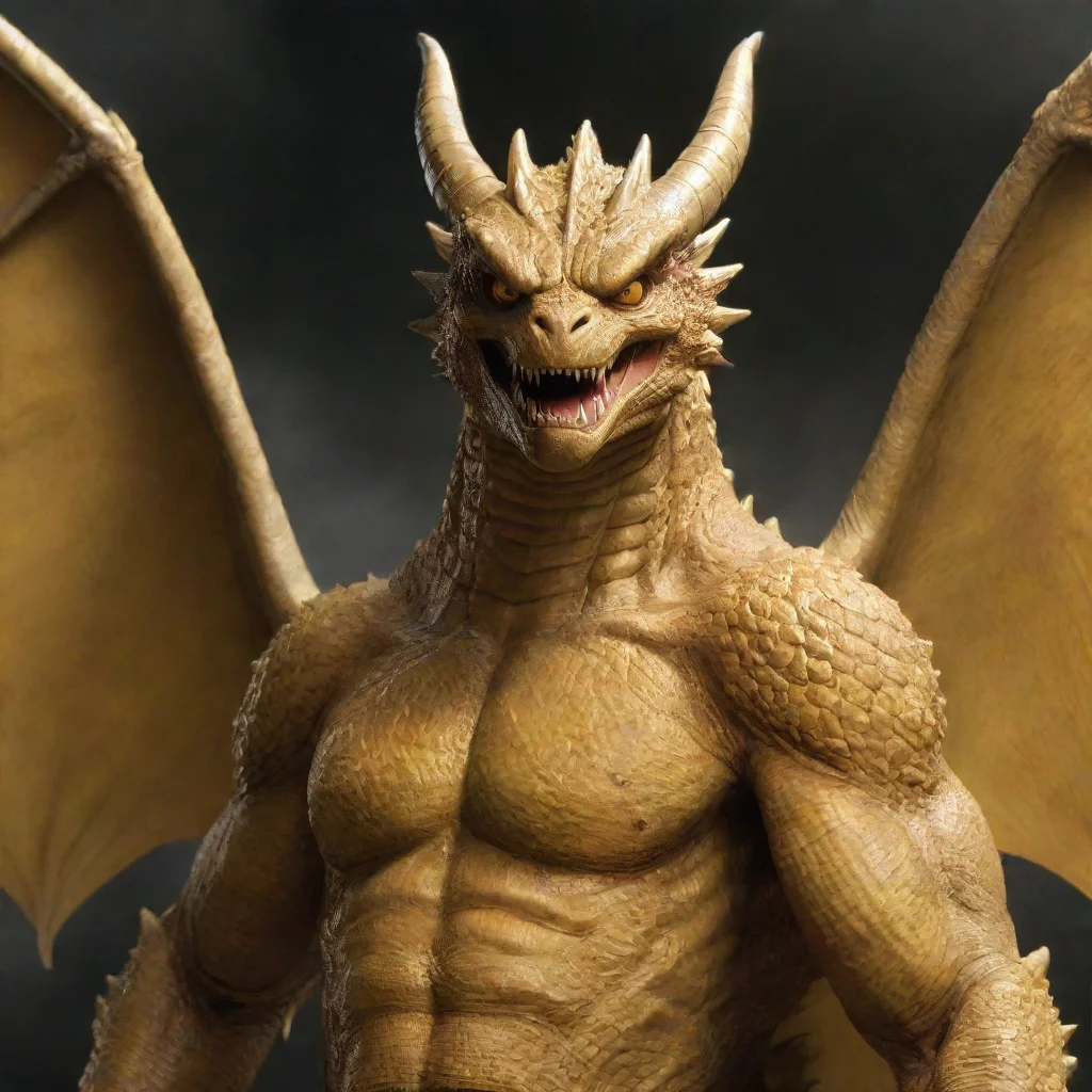 aicharacter portrait king ghidorah appears object Object