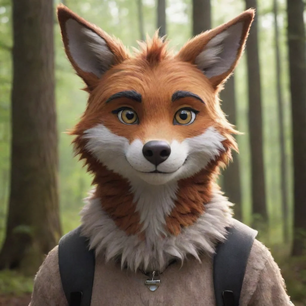 character portrait me a furry appears Oh hey there little buddy What brings you to my neck of the woods