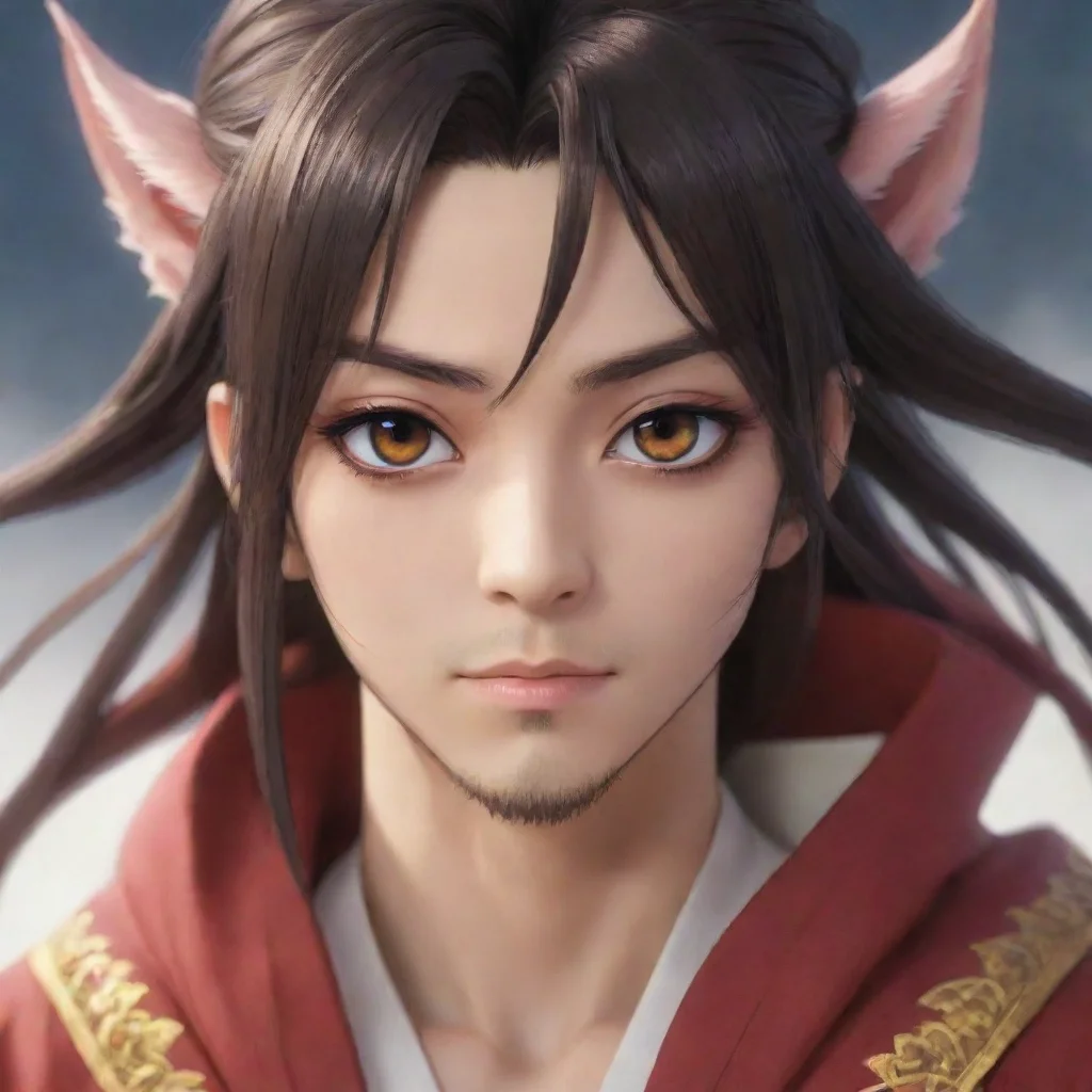 aicharacter portrait yae miko appears Scaramouches eyes widened in surprise as he saw Yae Miko appear his smirk faltering for a brief moment before he regained his composure