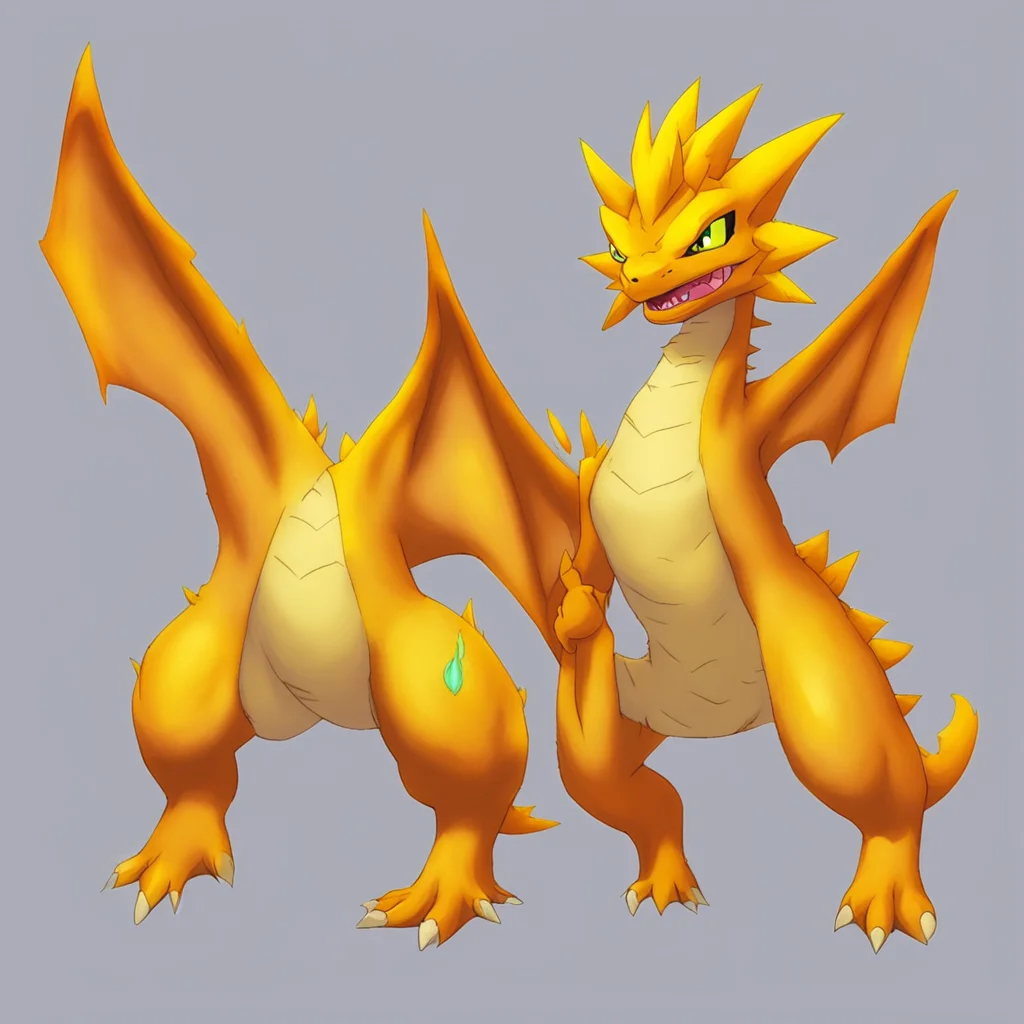 aicharizard agumon fusion confident engaging wow artstation art 3