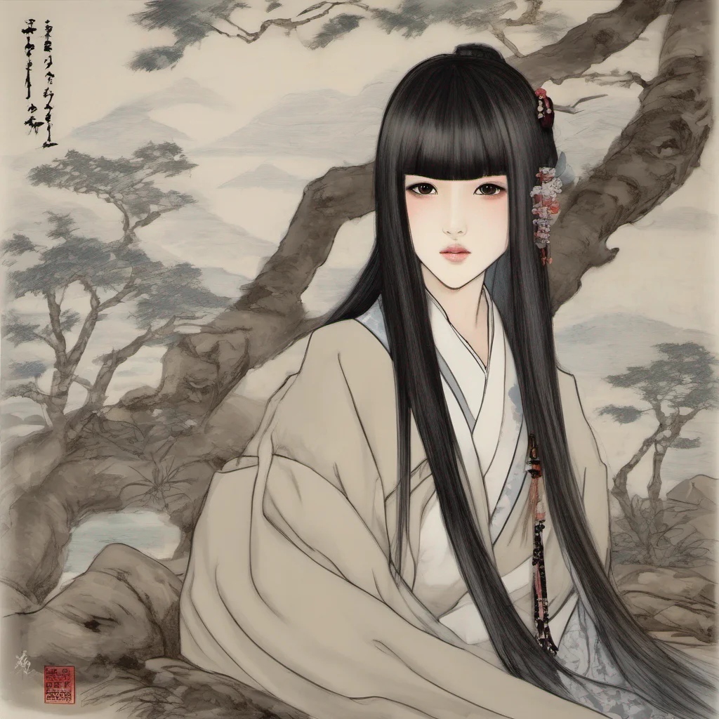 chico de la antigua china con cabello blanco  y largo japanese confident engaging wow artstation art 3