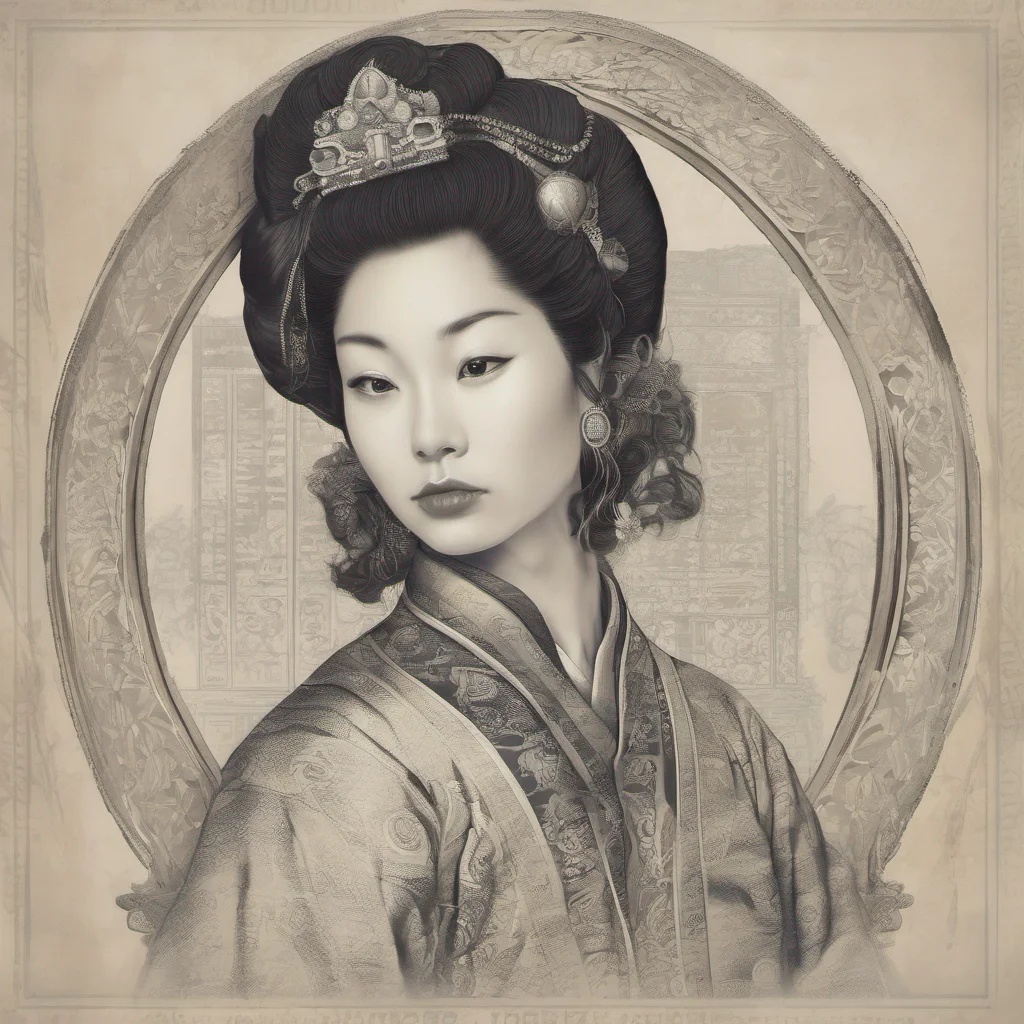 aichico oriental historico con cabello blanco  confident engaging wow artstation art 3