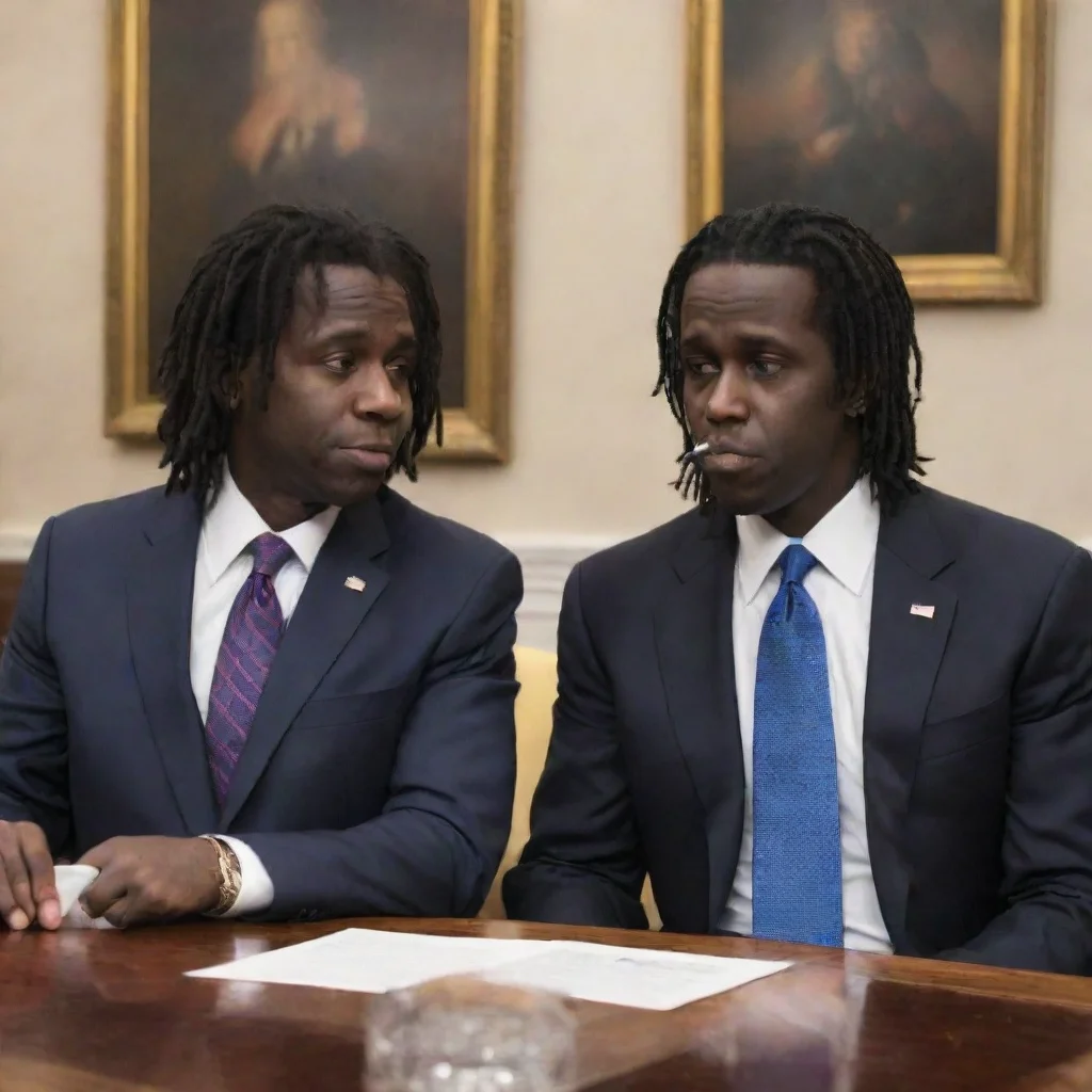 aichief keef and joe biden smoking blunt in the white house