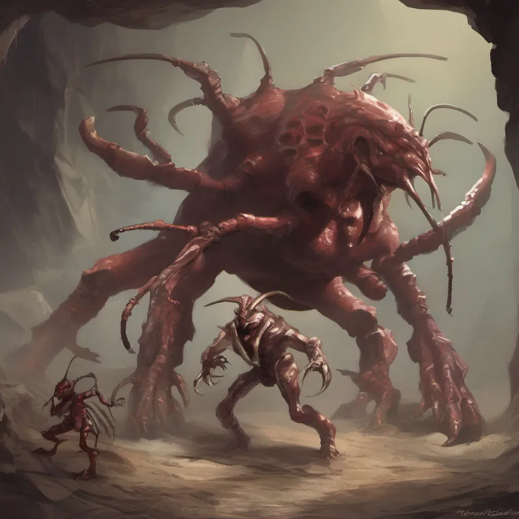 aichim9ant and tyrannid god confident engaging wow artstation art 3