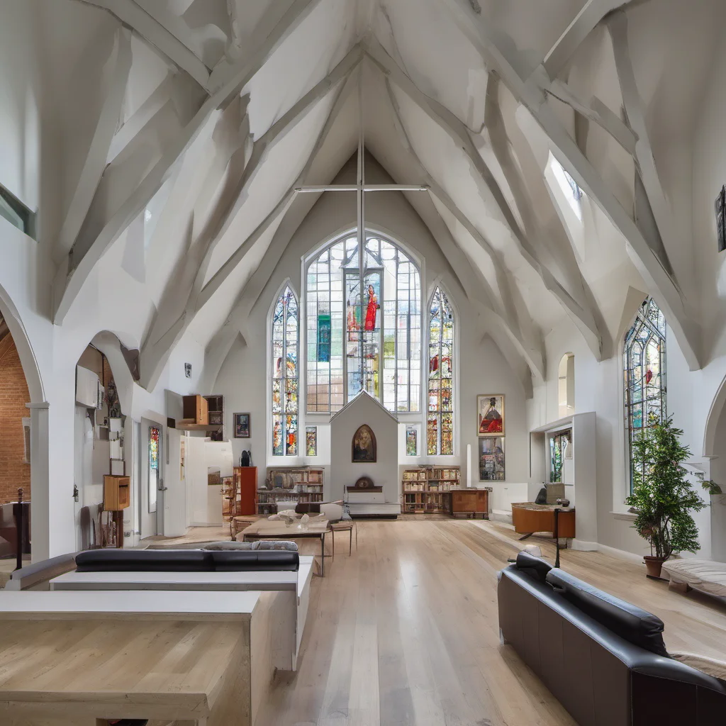 church converted to modern house 