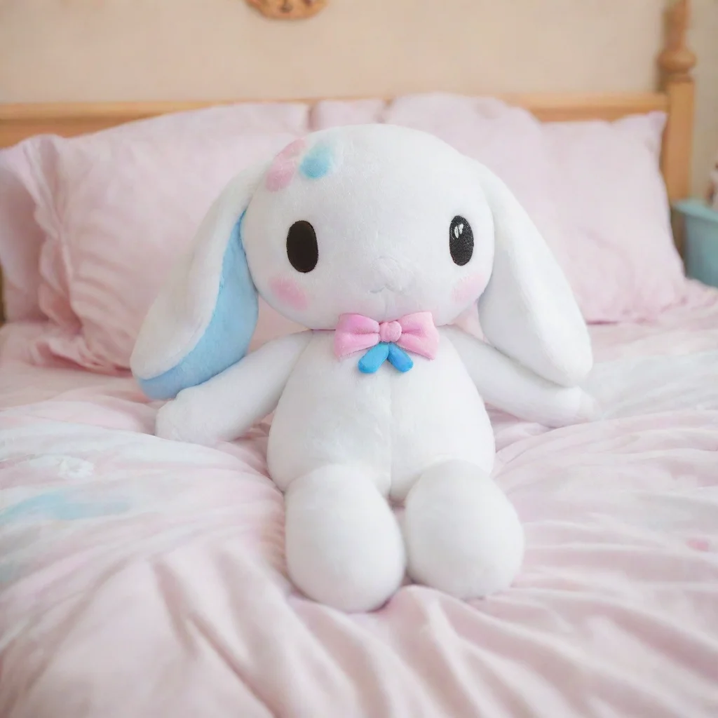 aicinnamoroll on bed 