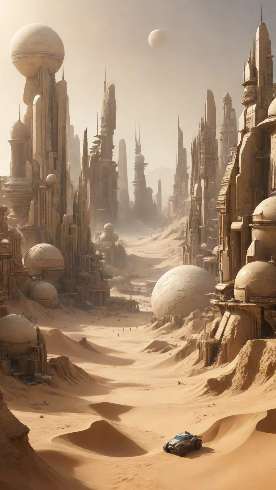 aicity futuristic sand planet hdtall