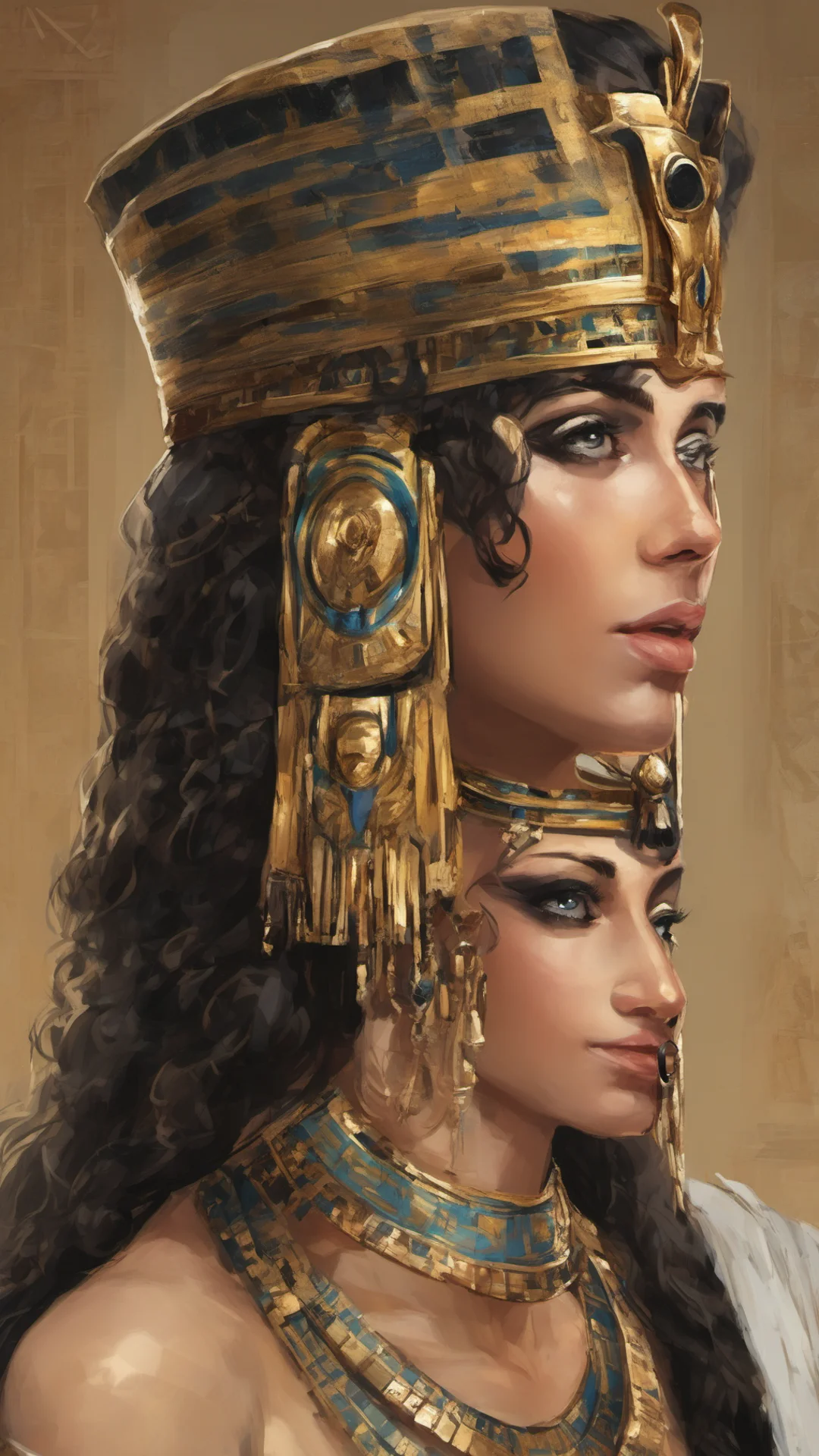 aicleopatra beautiful portrait egyptian ruler amazing awesome portrait 2 tall