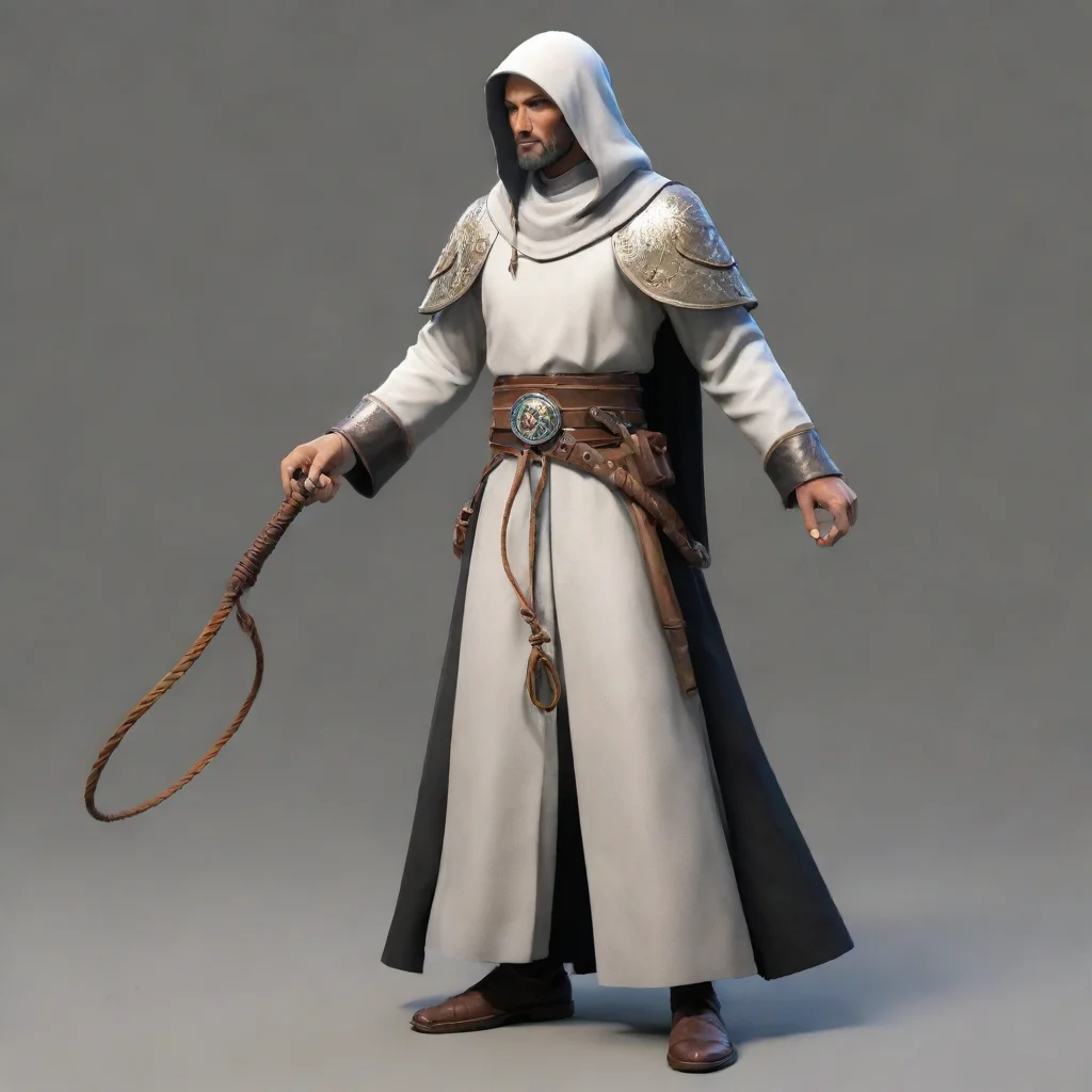 cleric with a whip