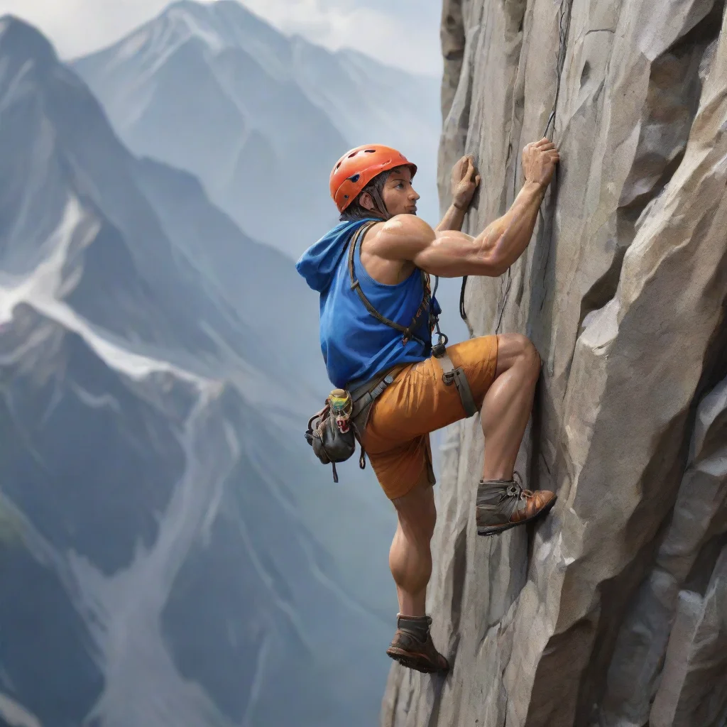 climber art hd super detailed