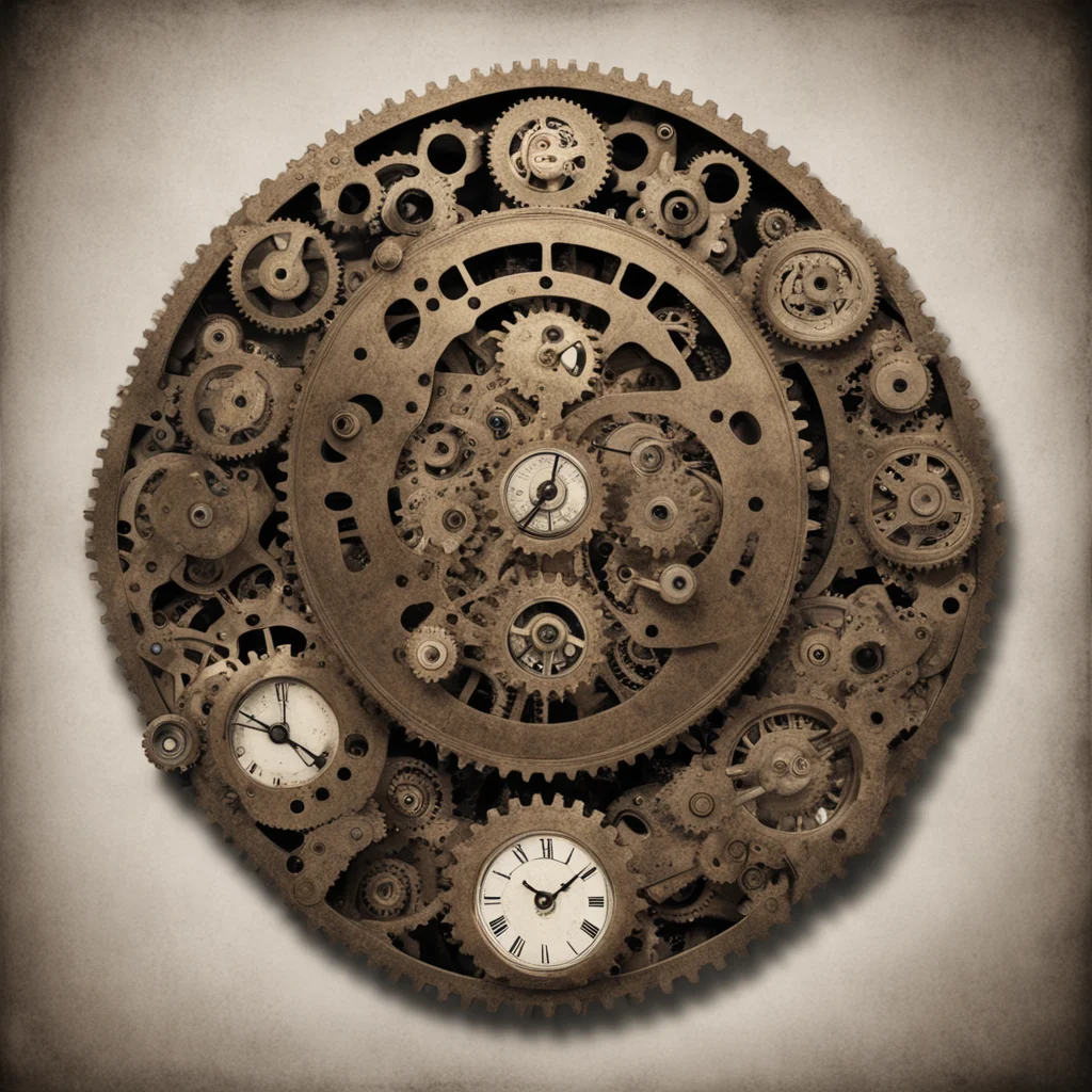 aiclock gears steampunk robot good looking trending fantastic 1