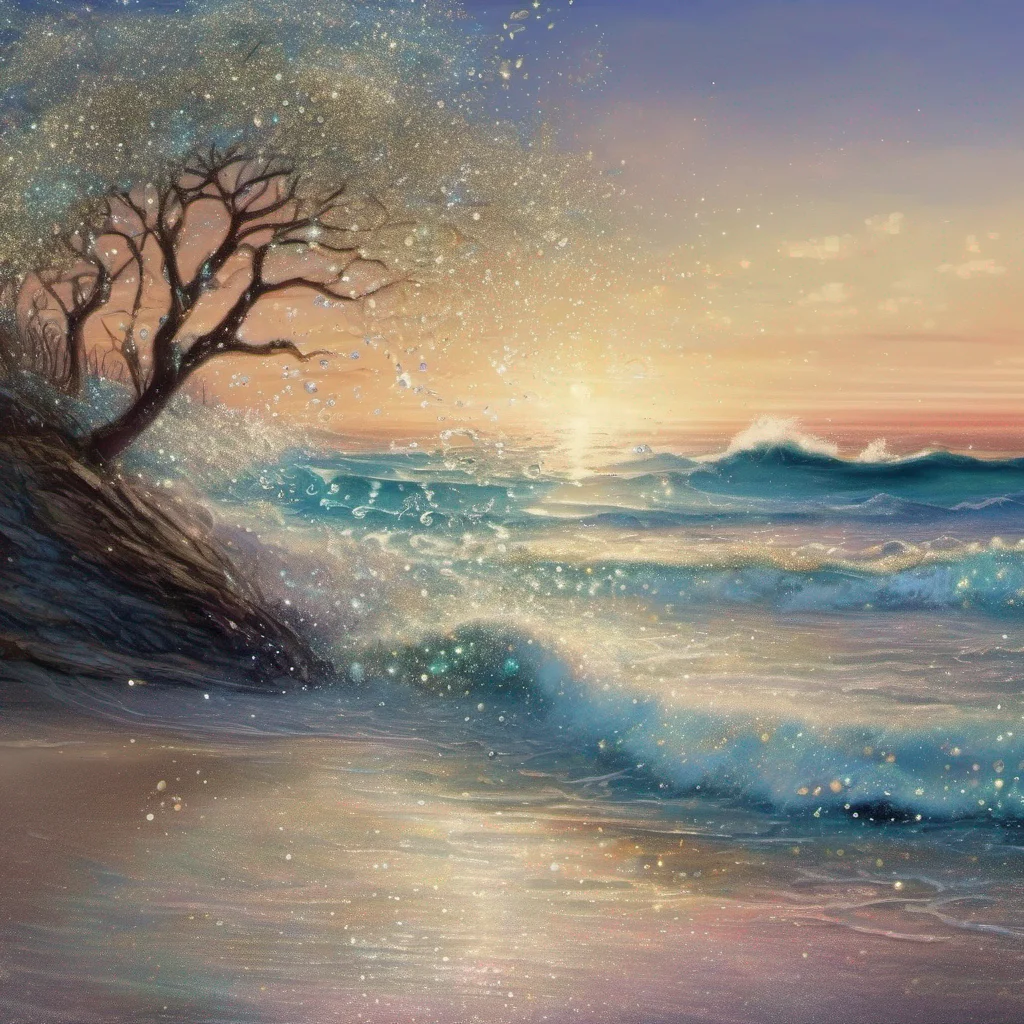 aicoastal beach fantasy art water shimmer glitter sparkle good looking trending fantastic 1