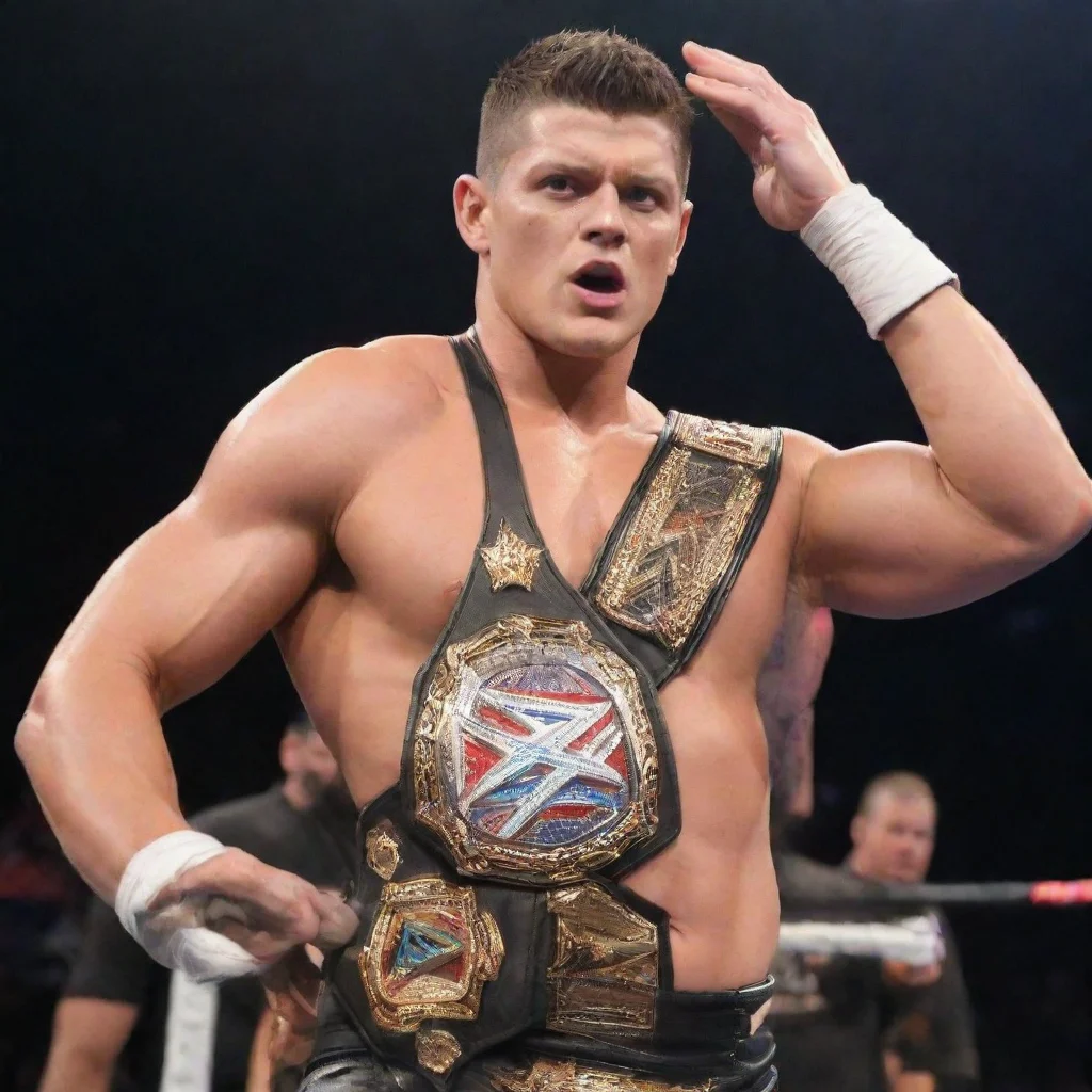 aicody rhodes has a wwe championship