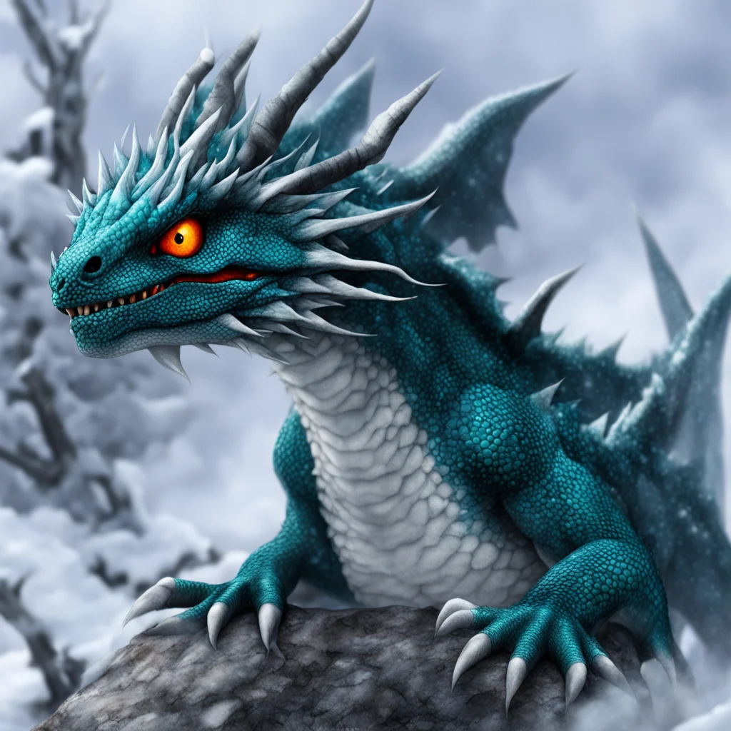 cold eyes billzard dragon confident engaging wow artstation art 3