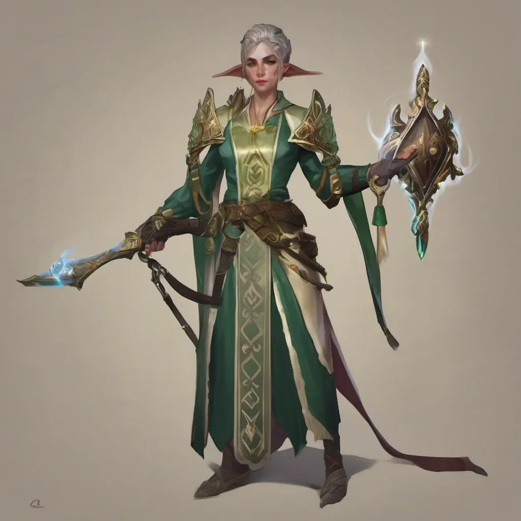 collared elf healer amazing awesome portrait 2