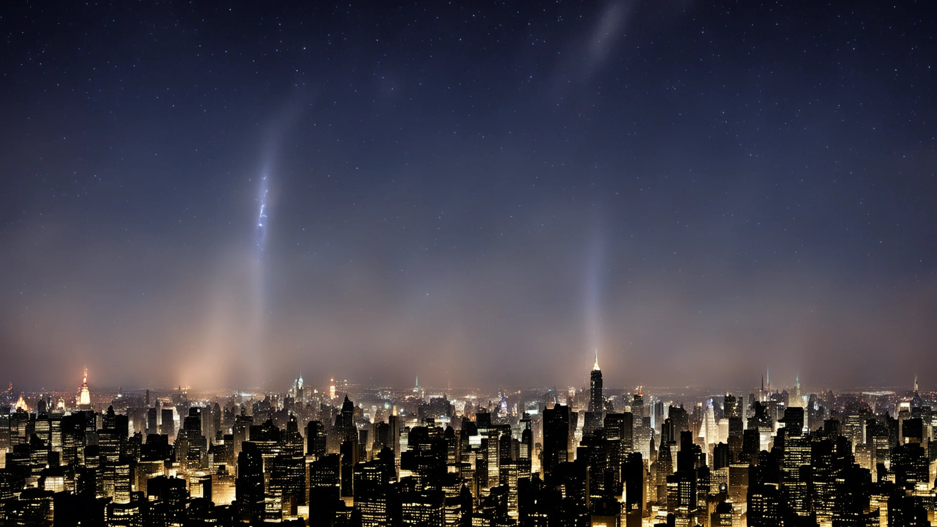 aicomet crashing into new york at night amazing awesome portrait 2 wide