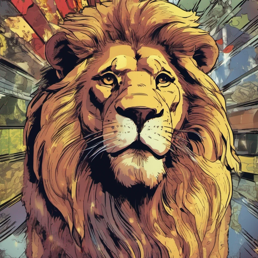 aicomic book lion good looking trending fantastic 1