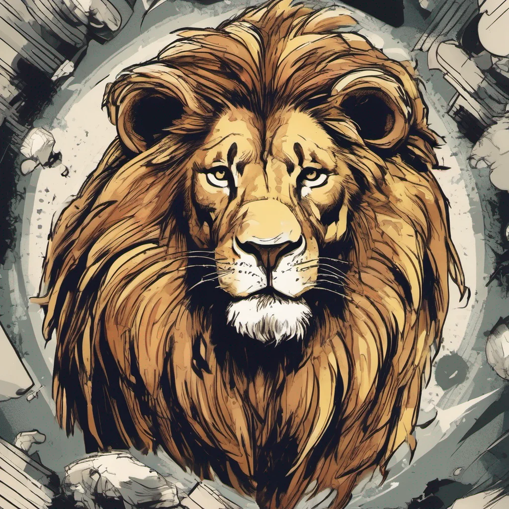aicomic book lion