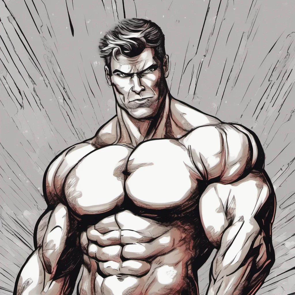aicomic book muscular man amazing awesome portrait 2