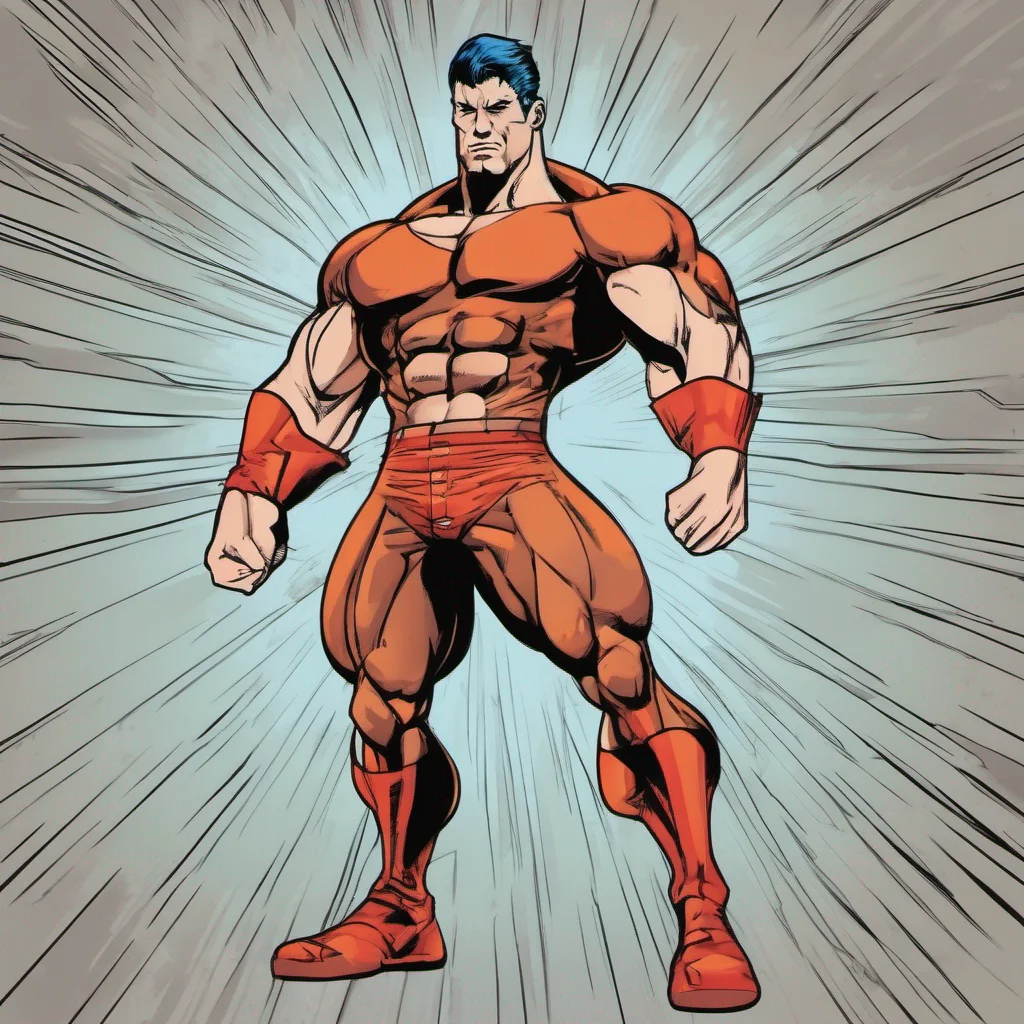 aicomic book muscular man good looking trending fantastic 1