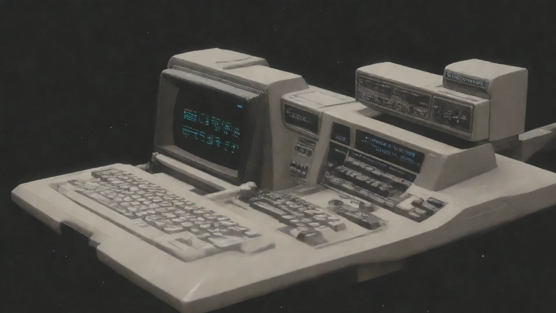 aicommodore 64 spaceship 200x160 pixels wide