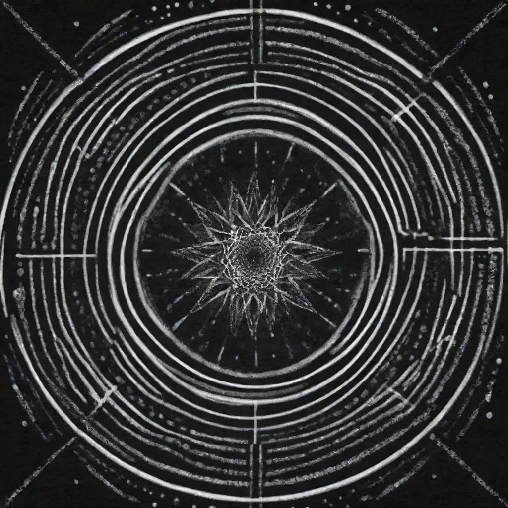 aicomplex unknown symbols symmetrical lines dots vector clip art  black and white ascending