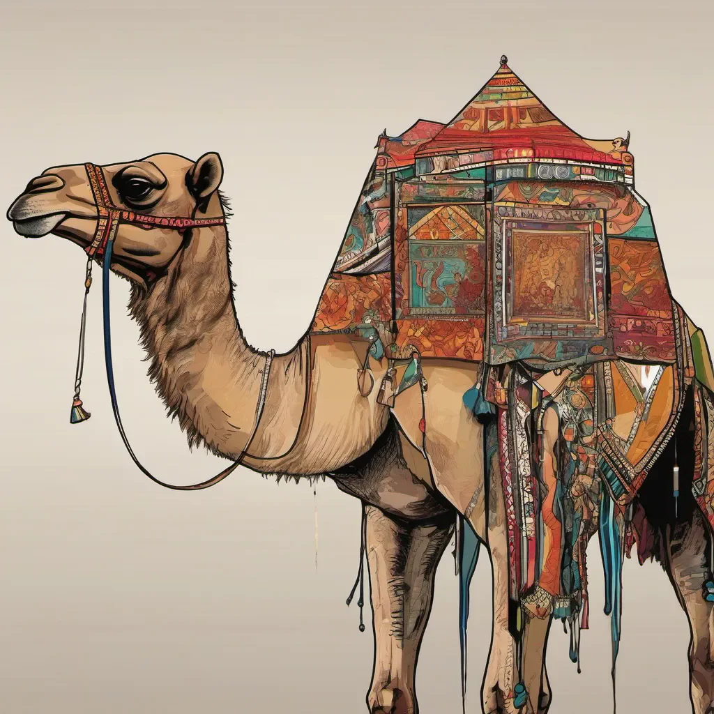 contemporary art style camel confident engaging wow artstation art 3