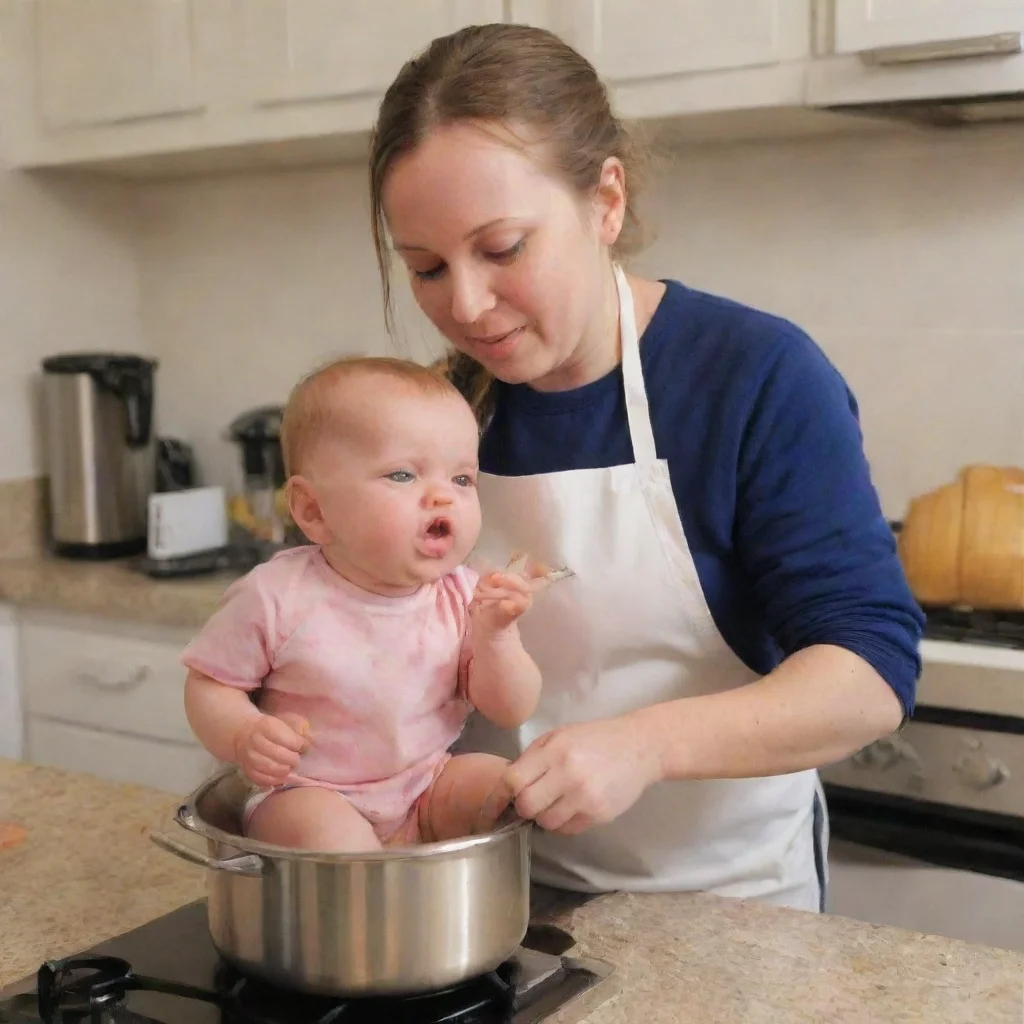 aicooking a baby