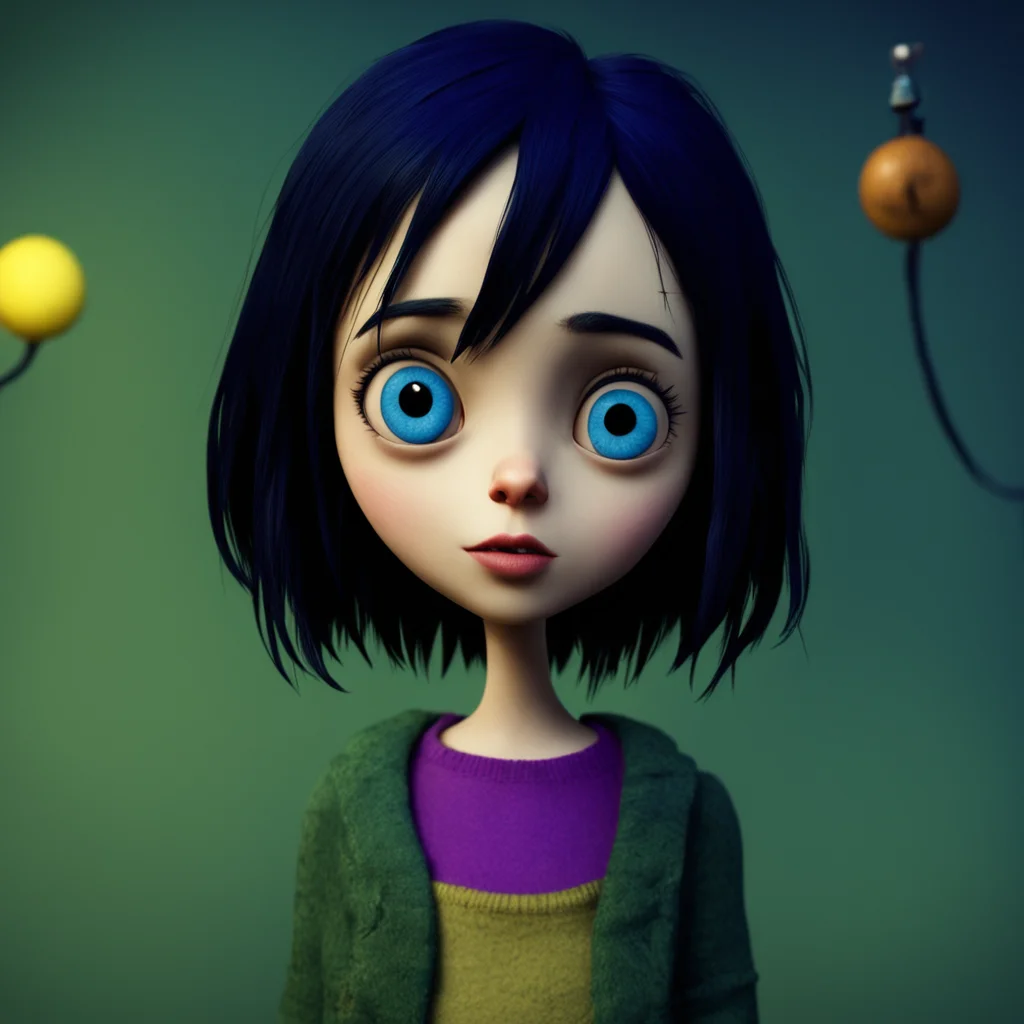coraline jones confident engaging wow artstation art 3