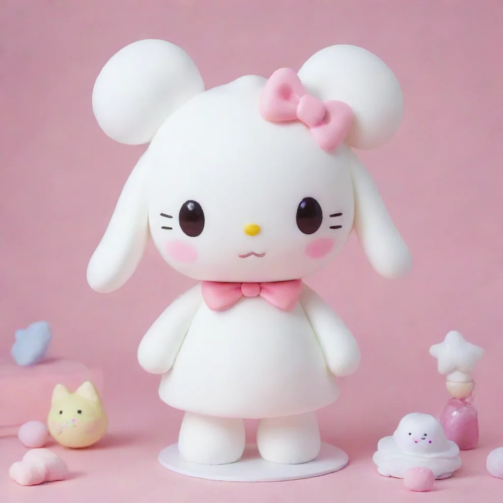 crea a cinnamoroll de hello kitty