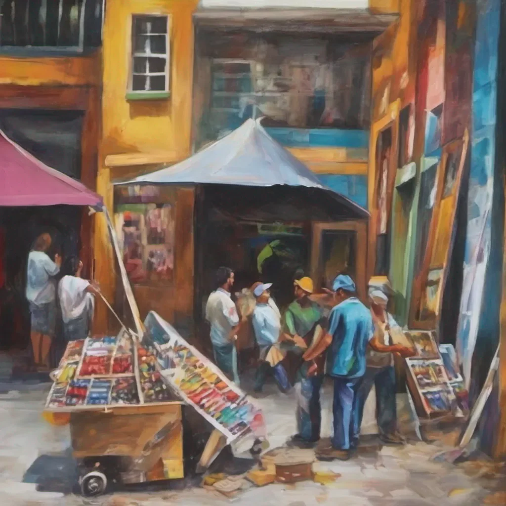 crea una pintura de los mercados financieros en panico good looking trending fantastic 1
