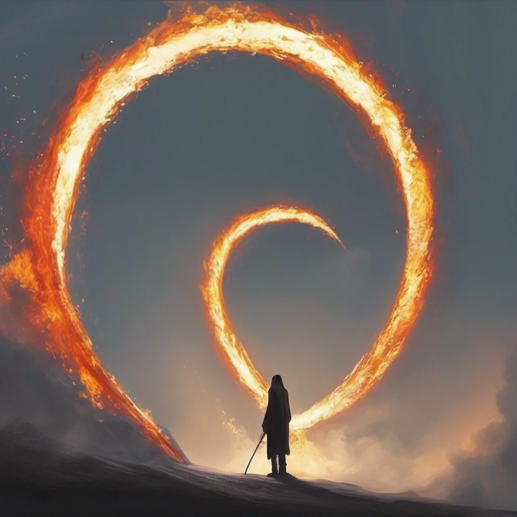crear una espada de fuego con un portal que muestre el cielo confident engaging wow artstation art 3