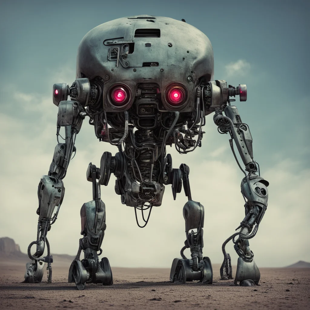aicreepy alien machine robot confident engaging wow artstation art 3