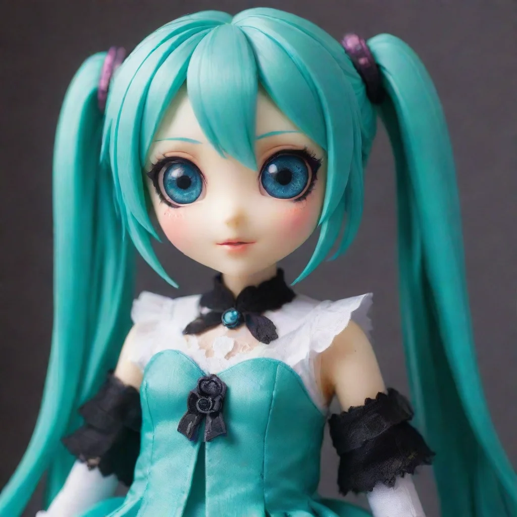 creepy miku doll 