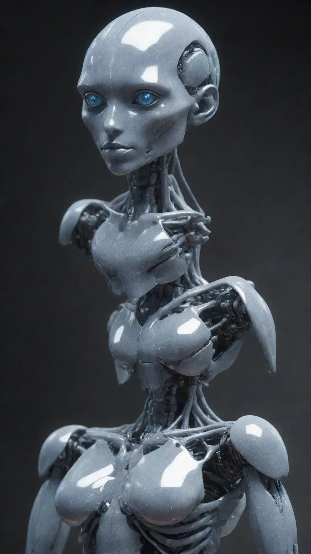 aicrystalline silicon based humanoid species tall