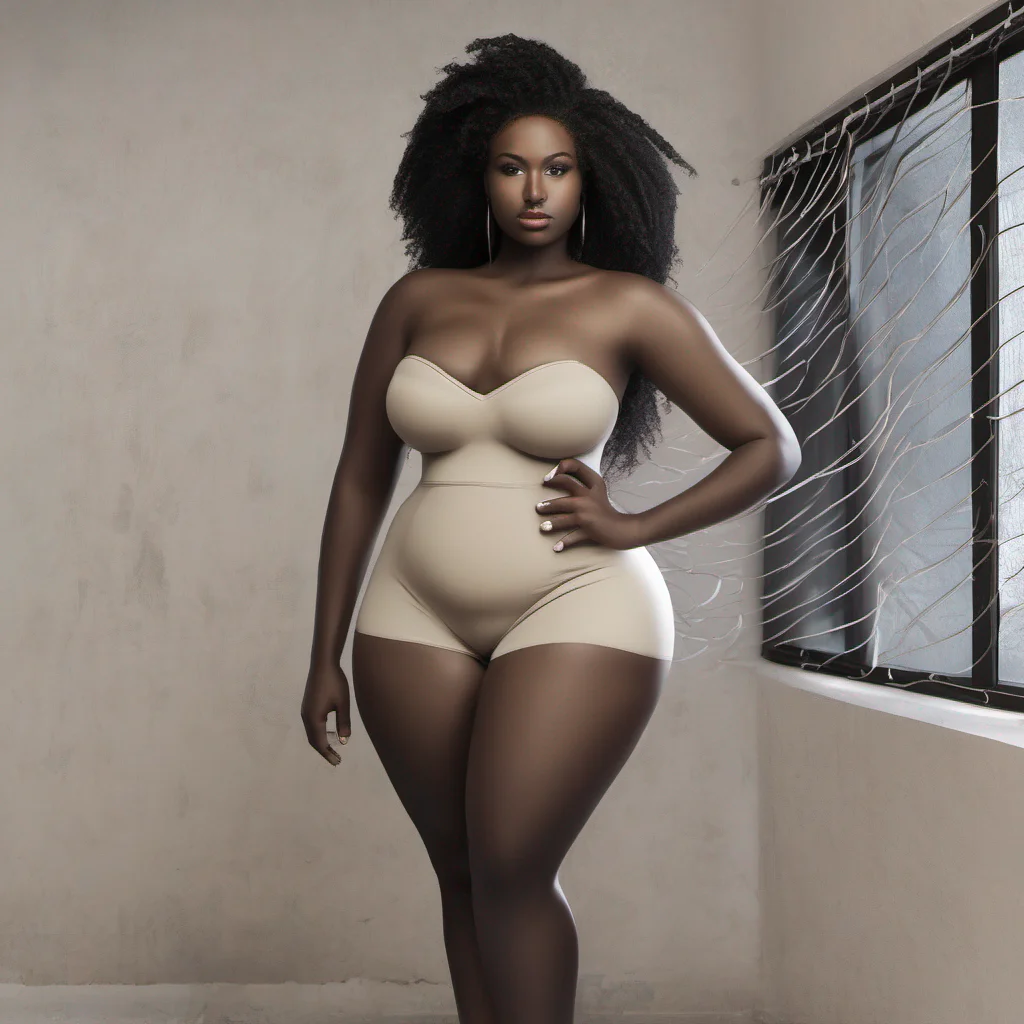 aicurvy black woman 