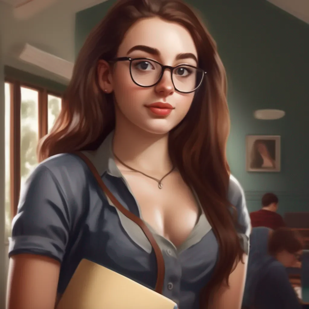 aicurvy college woman portrait realistic confident engaging wow artstation art 3