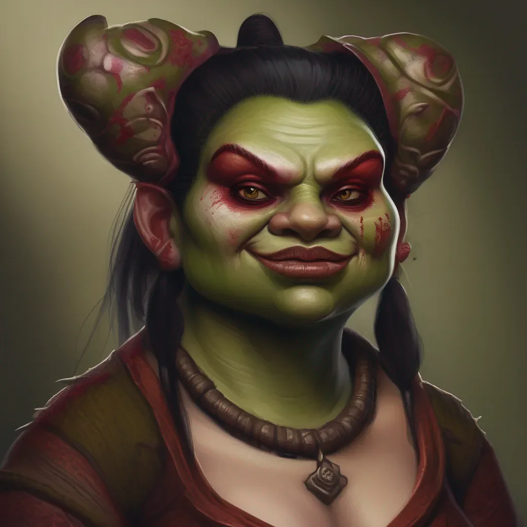 aicurvy ogress portrait realistic good looking trending fantastic 1